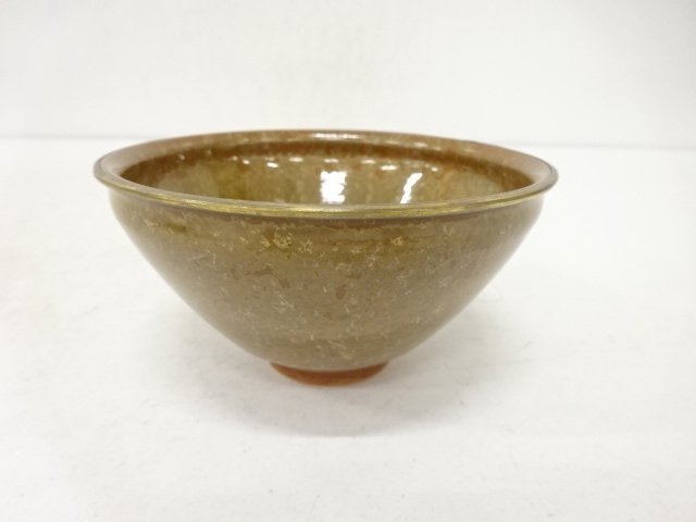 JAPANESE TEA CEREMONY / TEA BOWL CHAWAN / CRYSTAL GLAZE 